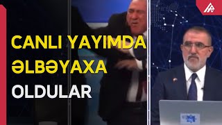 Pənah Hüseyn Və Tofiq Abbasov Canlı Yayımda Əlbəyaxa Oldu