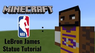 Minecraft | How To Make a LeBron James Statue (NBA) screenshot 3