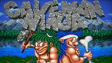 Joe & Mac: Caveman Ninja 1991 gameplay | ARCADE GAMES & Retro Sounds and Music