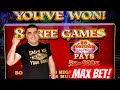 High Limit MIGHTY CASH Double Up Slot Machine Max Bet ...