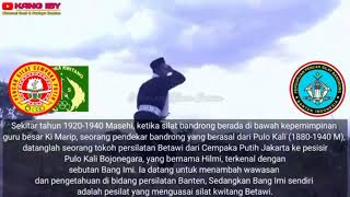 Sejarah singkat pencak silat BANDRONG
