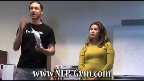 NLP Sensory Acuity Seeing Time Lines Part 1