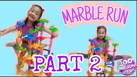 Playing Marble Run with my cousins  PART 2
