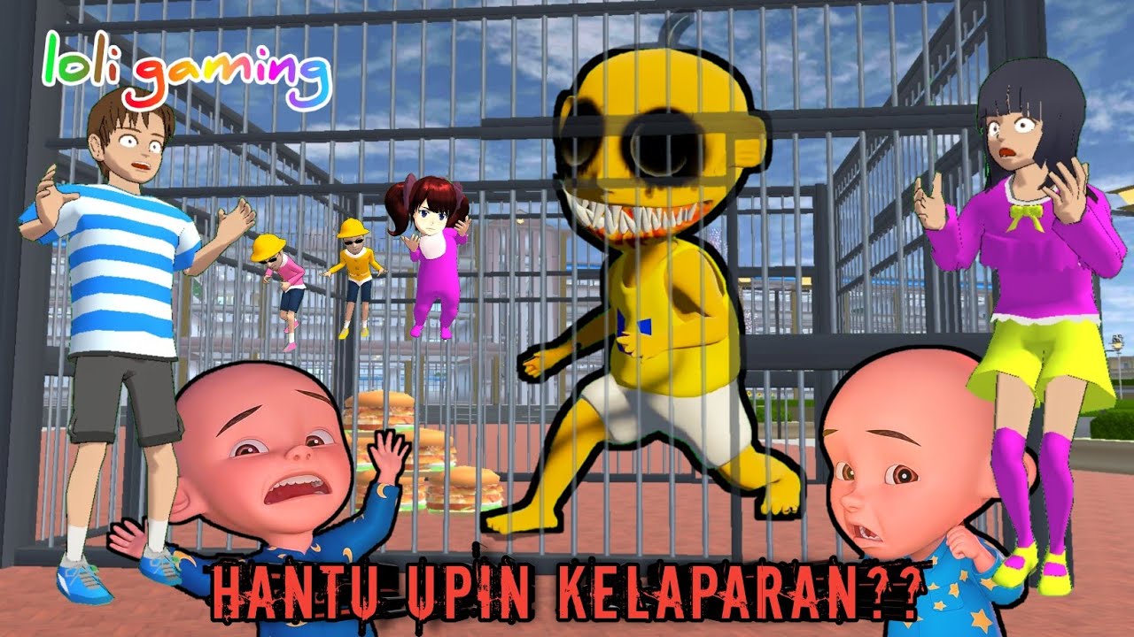 Hantu upin ternyata kelaparan⁉️⛔😱😱
