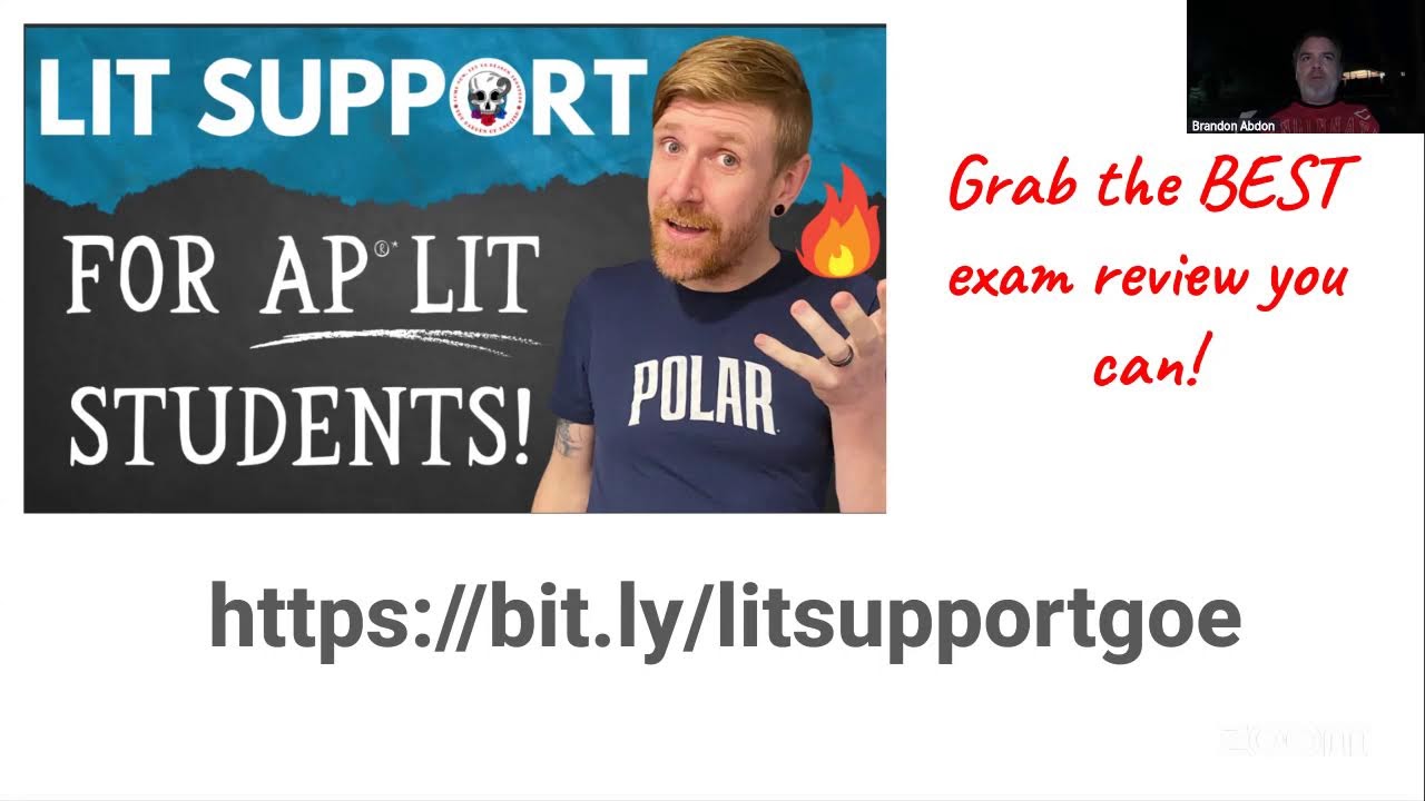 Garden of English YouTube Live 1 for AP®* Lit Students (Multiple Choice and Poetry Tips)