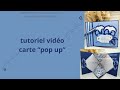 Tutoriel carterie carte pop up stampinup