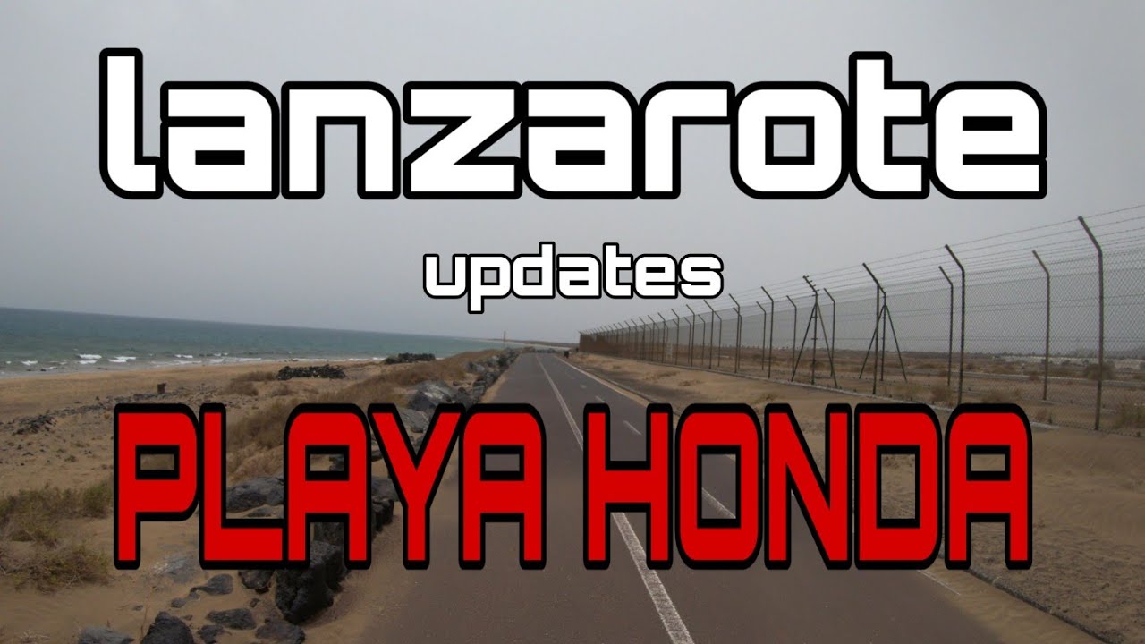LANZAROTE UPDATES (a lovely seaside avenida walk) PLAYA HONDA YouTube