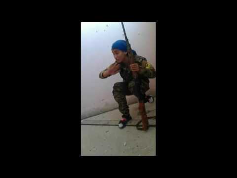 ქურთი სნაიპერი ქალი სასწაულებრივად გადაურჩა ISIS-ის მებრძოლის ტყვიას