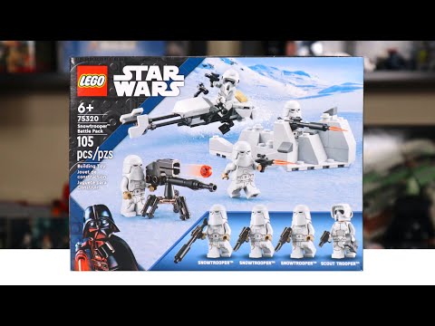 LEGO Star Wars 75320 SNOWTROOPER BATTLE PACK Review! (2022)