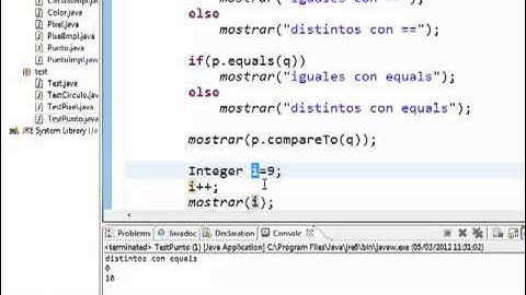 Tipos wrappers en JAVA