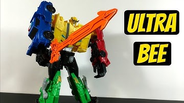 Transformers Combiner Force ULTRA BEE – turbo reveal and combine transformation (Robots In Disguise)