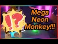 Making a mega neon monkey in adopt me
