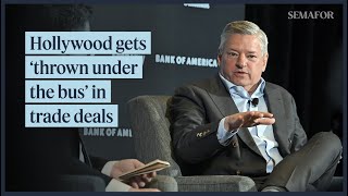 Netflix's Ted Sarandos: US entertainment industry gets ‘thrown under the bus’ in trade deals