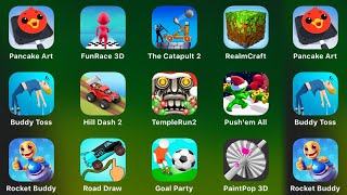 Pancake Art, Fun Race 3D, The Catapult 2, Realm Craft, Buddy Toss, Hill Dash 2, Temple Run 2 screenshot 4