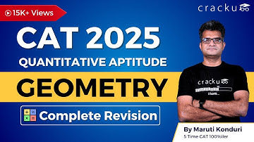 CAT Geometry Revision | CAT Quantitative Aptitude | By Maruti Sir (CAT 100%ler)
