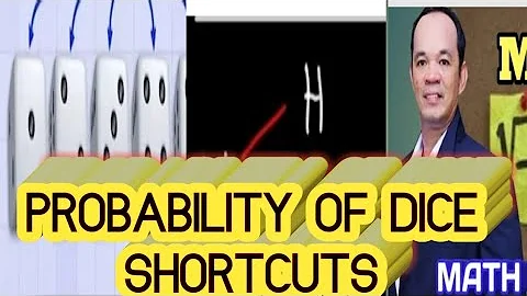 FINDING THE PROBABILITY OF ROLLING DICE (SHORTCUT) - Statistics and probability