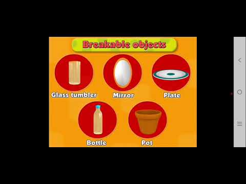 Grade - 1st ( EVS ) Things Around Us Breakable And Unbreakable Objects