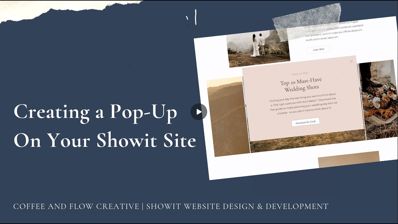 How to Create a Pop-Up in Showit
