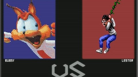 Mugen Battle 80 Bubsy vs Lester
