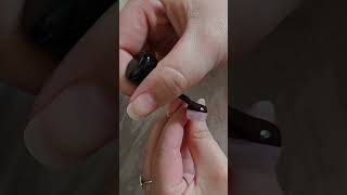 "Short nails" Neutral spring nails w glitter