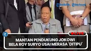 🔴LIVE: Mantan Pendukung Jokowi Bela Roy Suryo Usai Merasa ‘Ditipu’