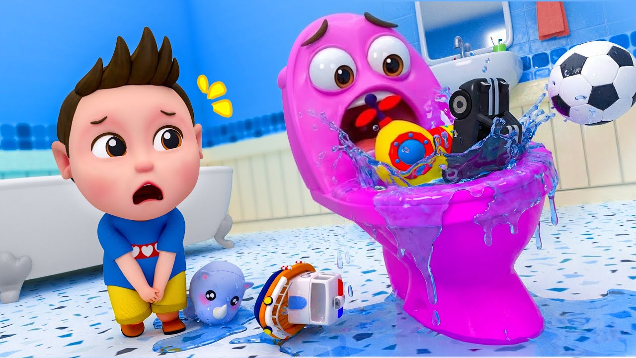 Brinquedo Na Privada | Brincar | If you happy and you know | Miguel em Português - Músicas Infantis