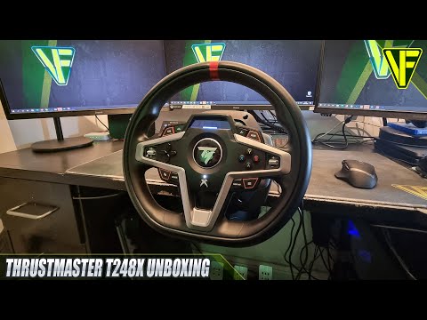 PC) Thrustmaster T248 UNBOXING + INSTALLATION & FIRST LOOK REVIEW 