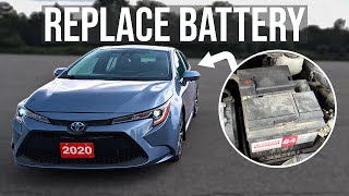 How to [EASILY] Replace the Battery - Toyota Corolla (2019-2026)