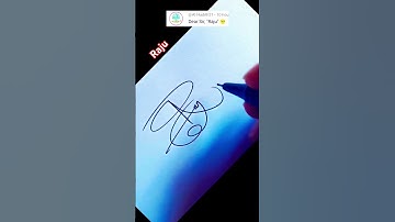 Raju name signature style#comment your name#raju name signature#r letter signature#r name signature