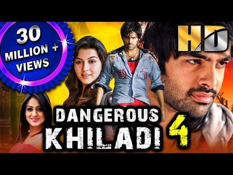 Dangerous Khiladi 4 (HD) - Ram Pothineni&rsquo;s Blockbuster Romantic Action Comedy Movie |Hansika Motwani