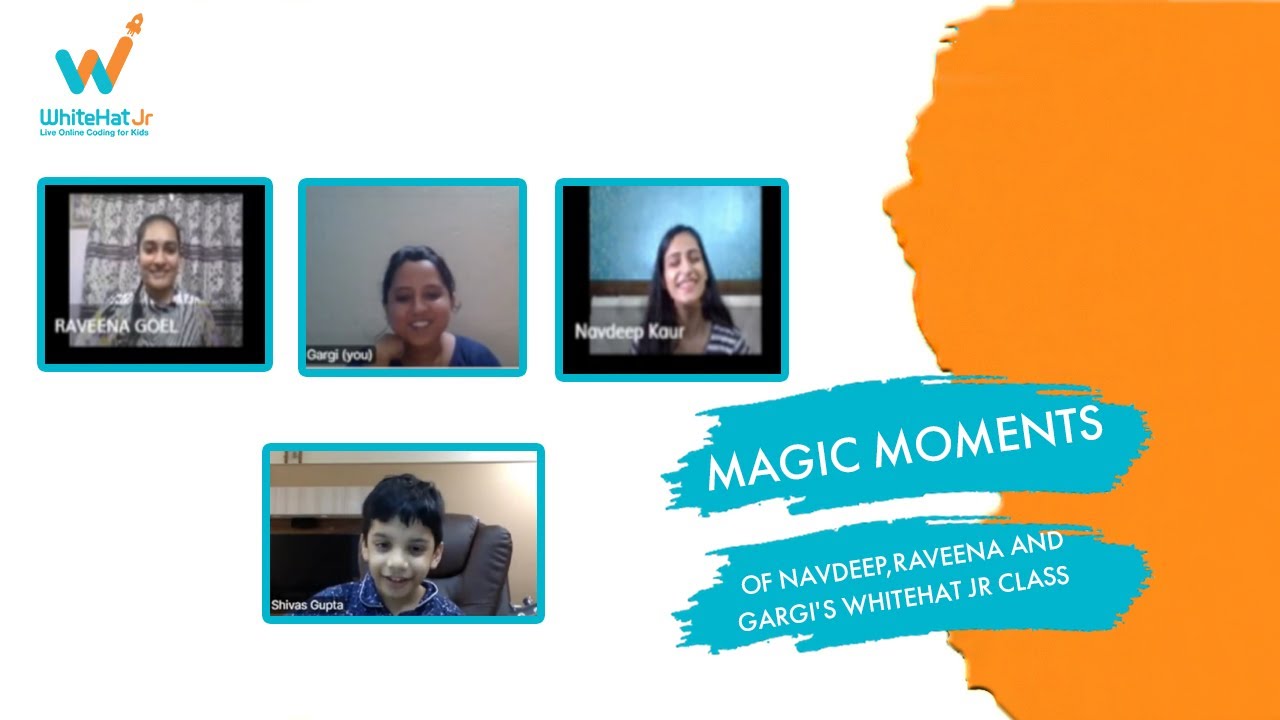 WhiteHat Jr Magic Moments Of Teachers Navdeep, Raveena and Gargi