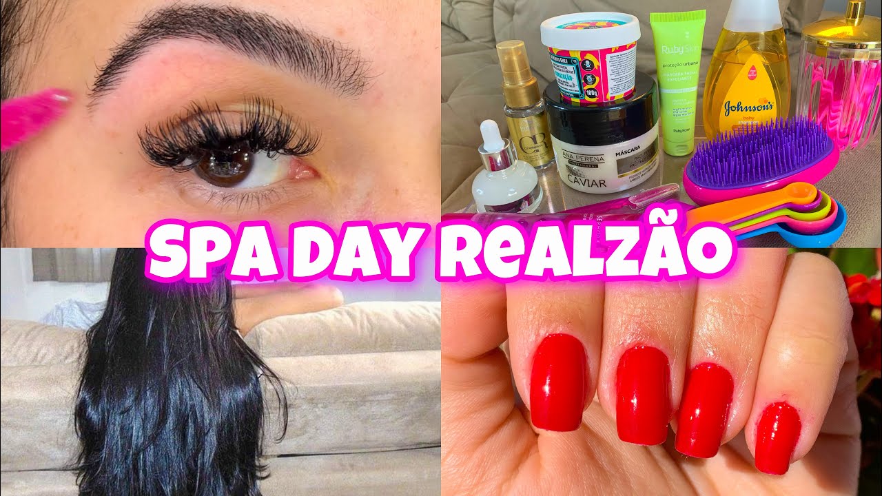 SPA DAY REALZÃO | CABELO, UNHAS, SOBRANCELHA E PELE ( Vem se cuidar comigo) MISSESREIS