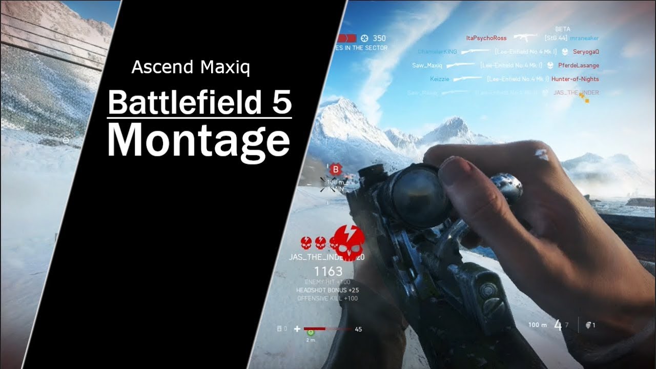 Battlefield 5 Sniper Montage