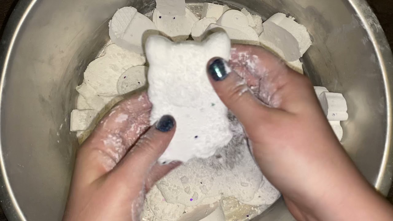 Fluffy Gym Chalk Reforms using my new Dehydrator!!!! ASMR Oddly