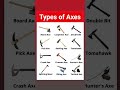 Types of Axes || #axe #tools #construction #shorts #viral #reels #jobinterview #job