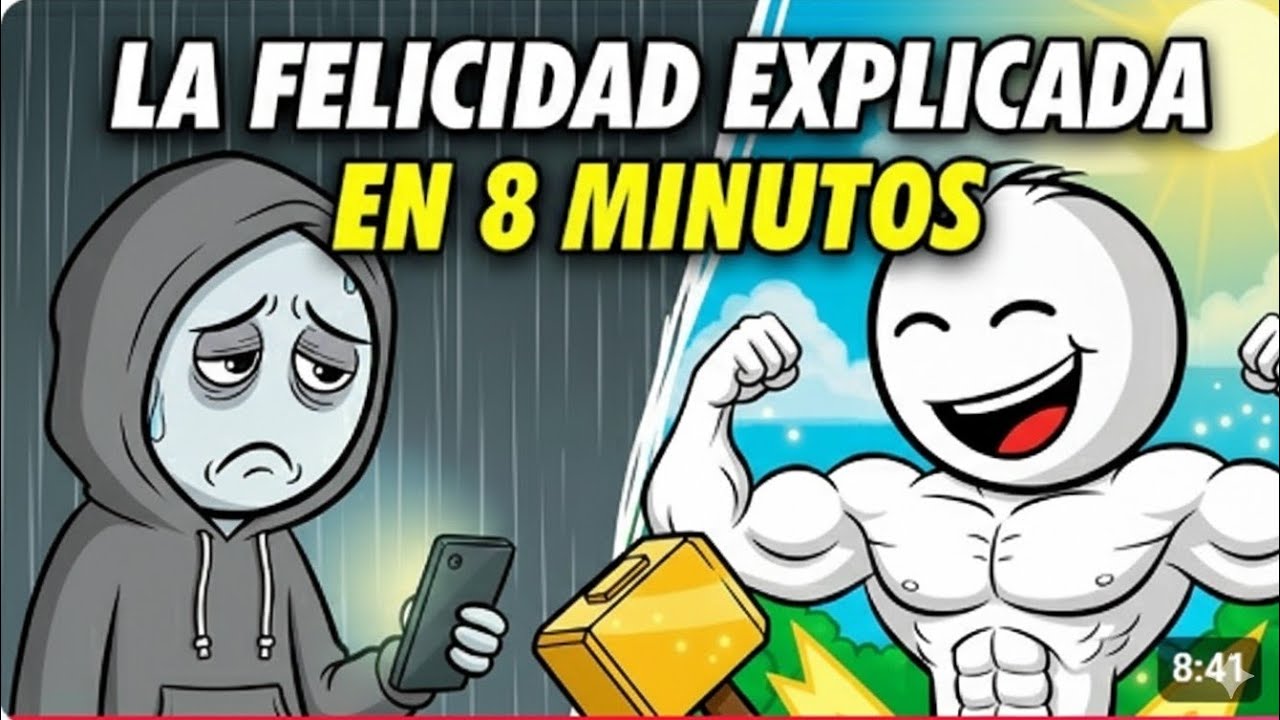 La felicidad explicada en 8 minutos (y por qué la complicamos tanto)