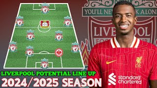 🚨HOW WILL LIVERPOOL LINE UP UNDER ARNE SLOT✅ | LIVERPOOL LINE UP WITH TRANSFERS 2024/25 SEASON 🔥