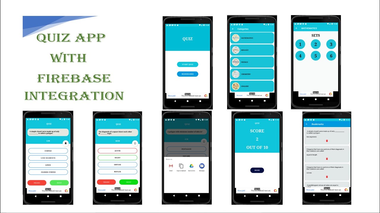 Quiz App | with Firebase Integration | Android App Development - YouTube