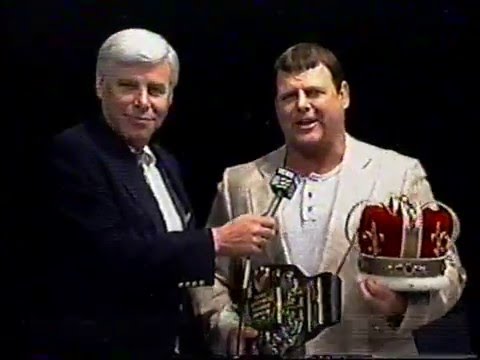 JERRY LAWLER BEATS EDDIE GILBERT FOR THE USWA TITLE 1994 - YouTube