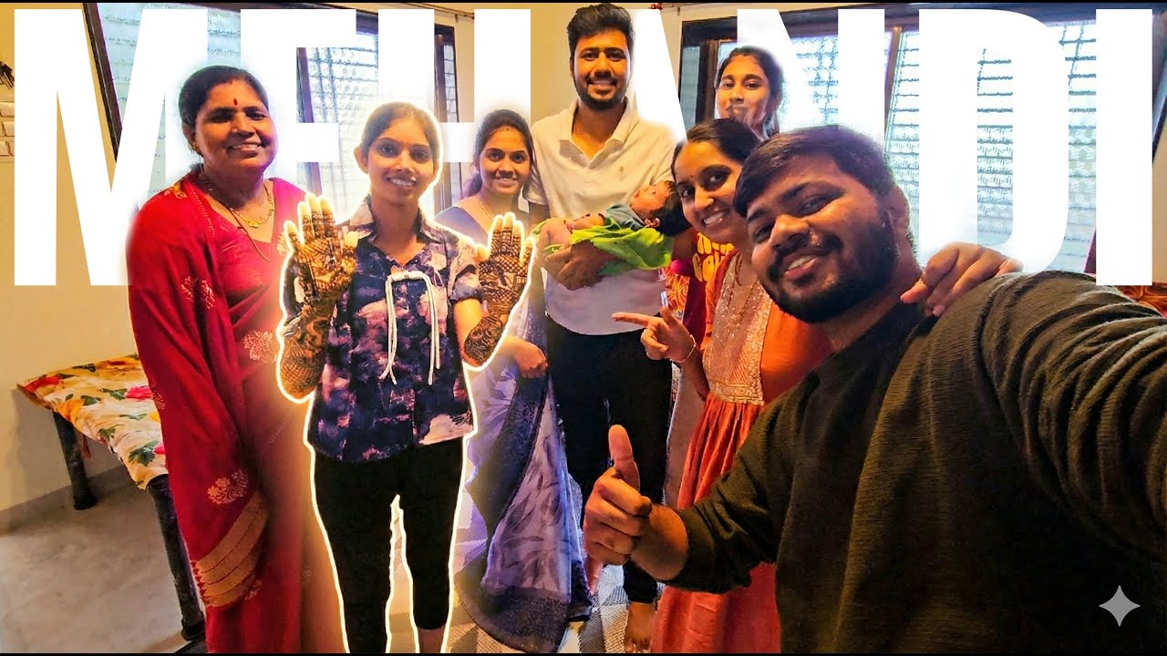 Mehandi Function Of Payal's Sister ❤️ Kanha Ke Sath Cute Moments🥰