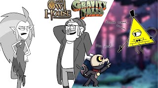 Video thumbnail of "Owl House x Gravity Falls Crossover AU comic dubs"