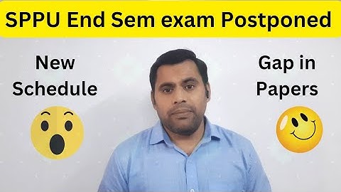 Latest Updates | SPPU End Sem exam Postponed | NSUI | Yogesh Shirude Sir | Shirude Classes