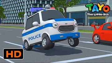 Tayo English Episodes l Tickle the Police Car Pat l Tayo the Little Bus