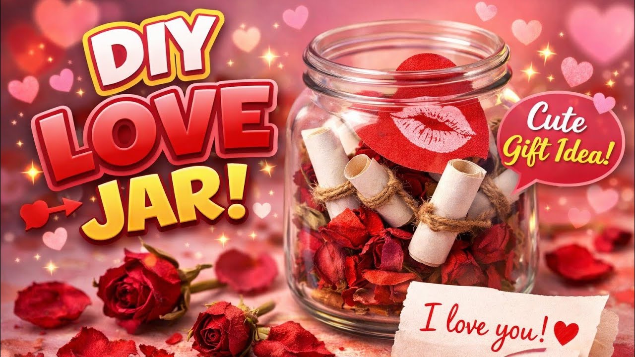 Diy love jar in cost ₹0 😱😱 #viral #viral #gift #artandcraft #trending #love #craft
