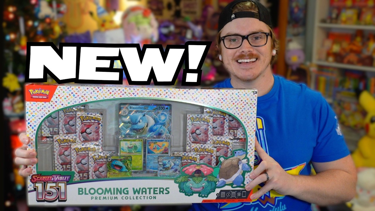 Opening the NEW Pokemon 151 Blooming Waters Premium Collection Box!