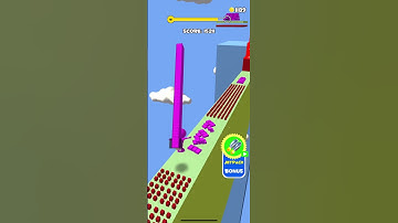 Stair Run Gameplay IOS ANDROID #shorts 31