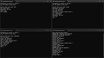 A simple C++ Chat Client and Server that communicates through TCP
