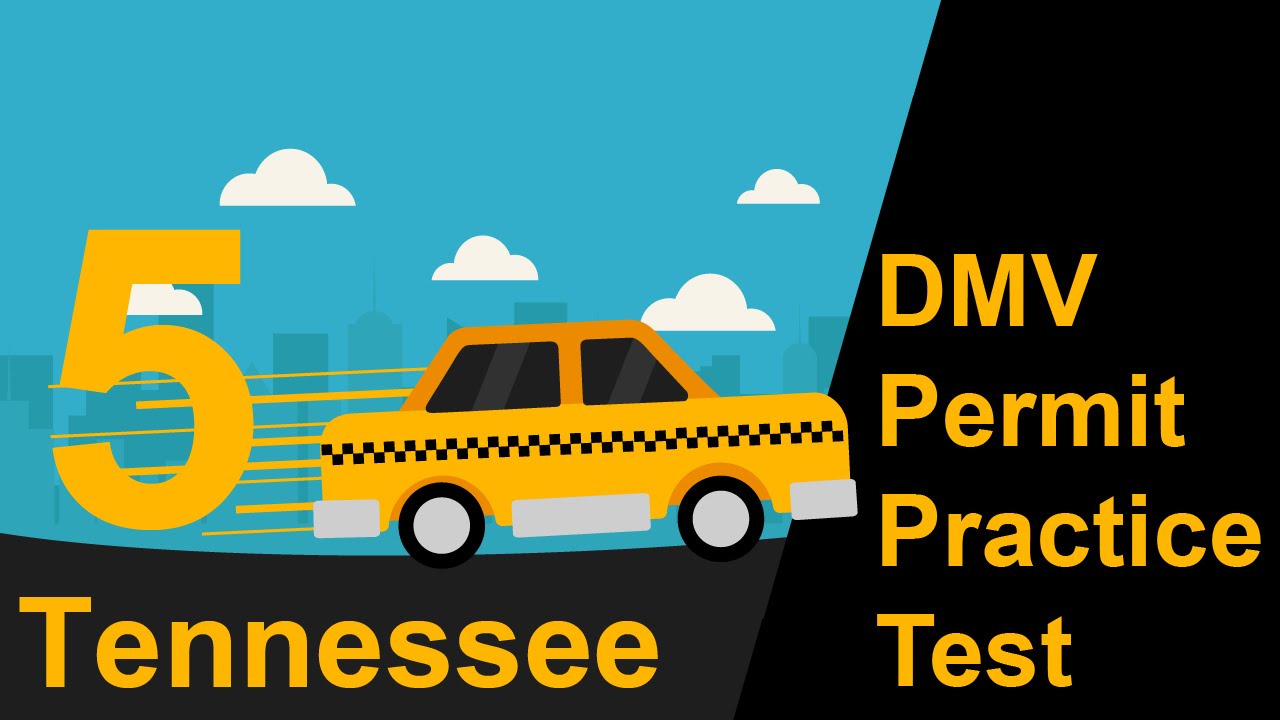 Tennessee DMV Permit Practice Test 5 2018 YouTube