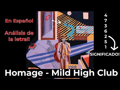 Homage - Mild High Club ANÁLISIS COMPLETO EN ESPAÑOL / Significado detrás de la LETRA