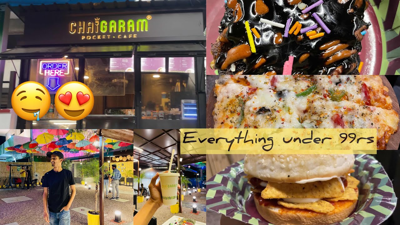 Best cafe in kanpur under 99rs 🤑😍|| chaigaram cafe review||🤤😍|| kanpur budget friendly cafe 😍